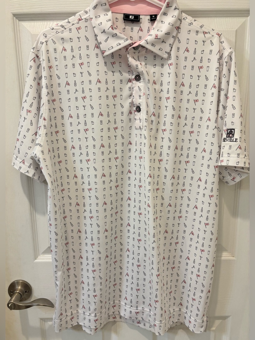 Footjoy “ The 19th hole Lisle “ Golf Polo